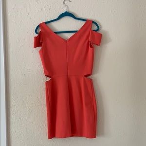 Ali & Jay coral minidress